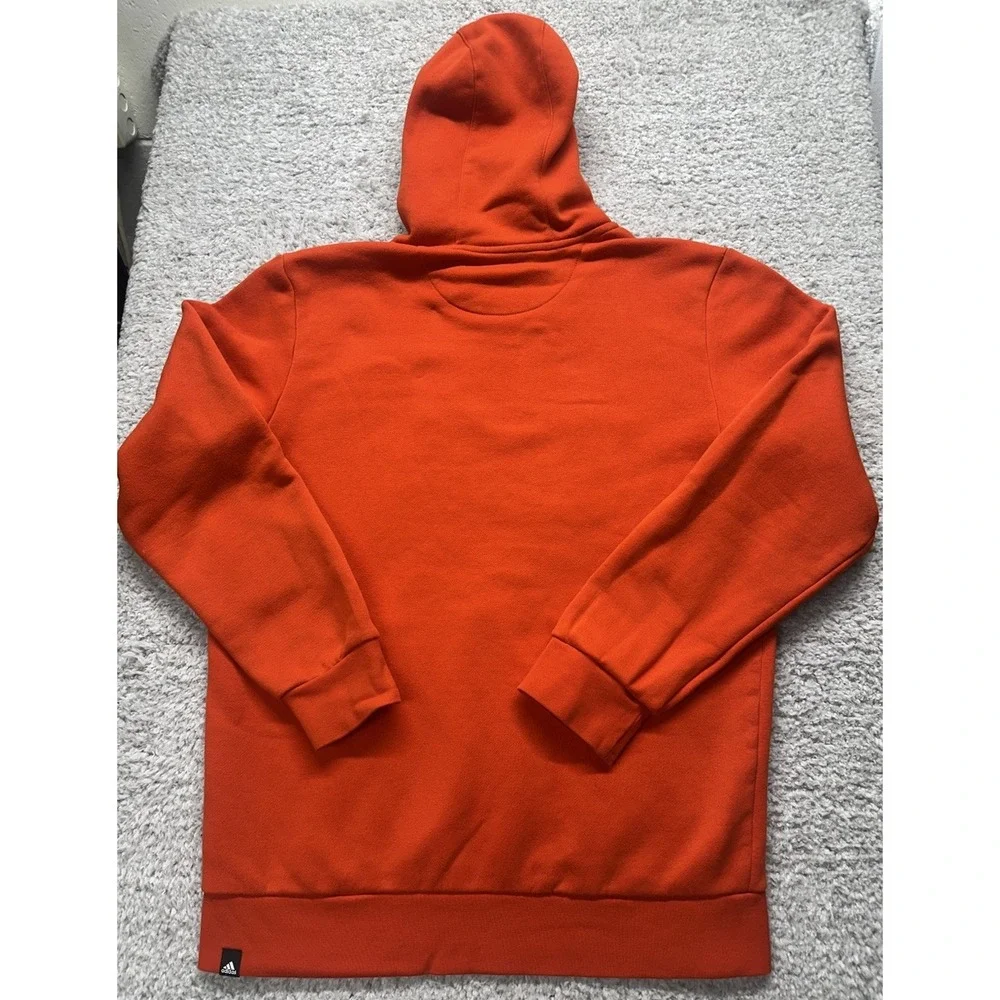 Adidas Performance OUTDOOR Pullover  Training Sweatshirt Mens Large‎ Orange Logo